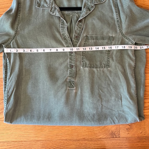 EUC Old Navy Green Collared Dress Medium - Picture 7 of 7